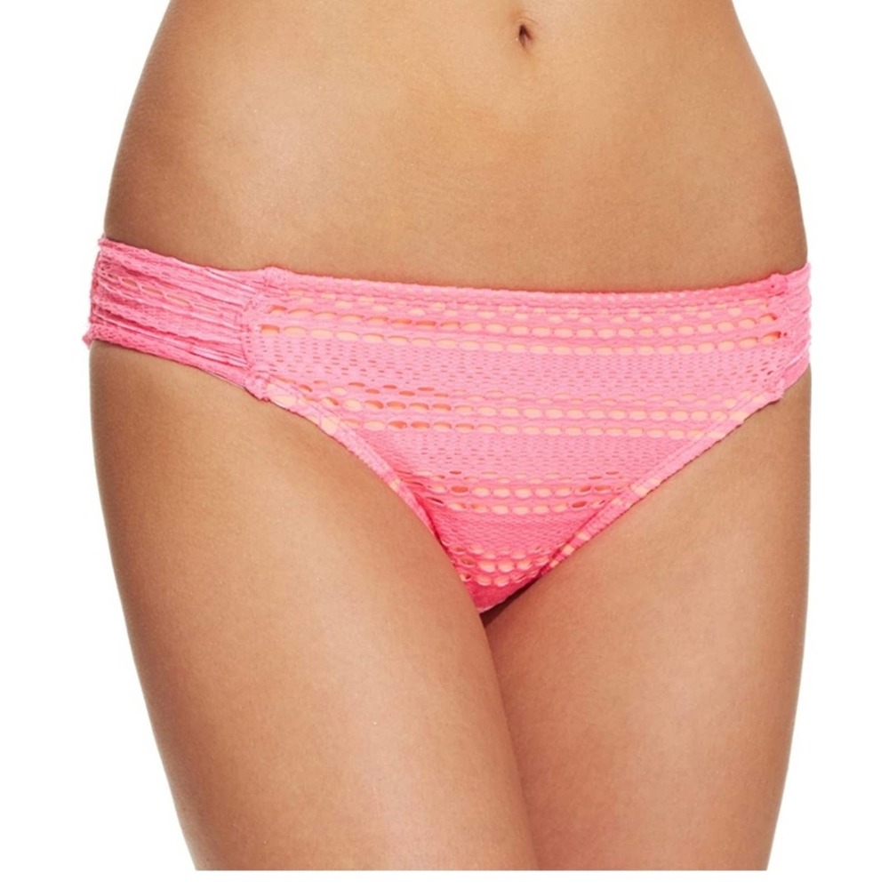 Hobie Crochet Side Tab Hipster Bikini Bottom M